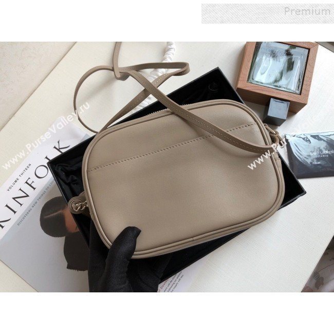 Saint Laurent Blogger Calfskin Small Camera Shoulder Bag 425316 Light Grey 2019 (KTSD-9103018)