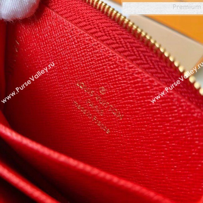 Louis Vuitton Zippy Multicartes Card Holder M61299 Red 2019 (KIKI-9102823)