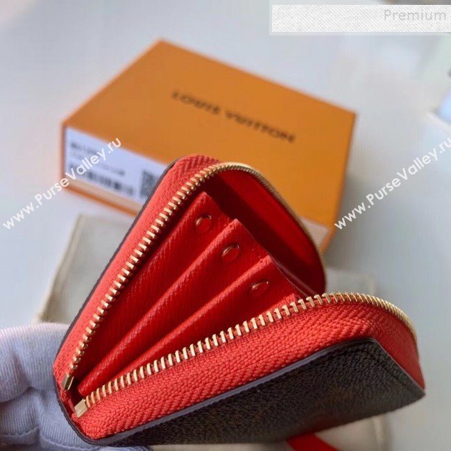 Louis Vuitton Zippy Multicartes Card Holder M64303 Orange 2019 (KIKI-9102822)