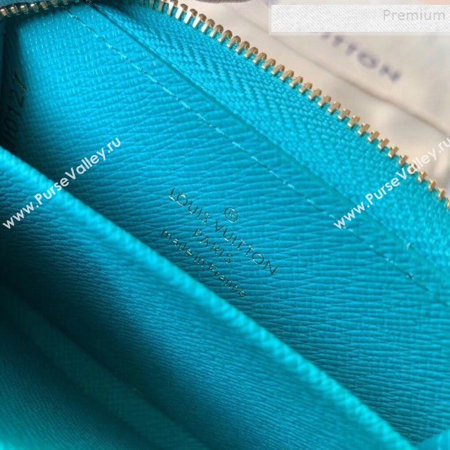 Louis Vuitton Zippy Multicartes Card Holder M64303 Blue 2019 (KIKI-9102824)