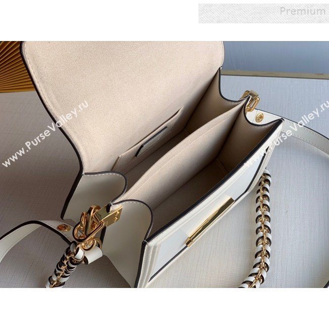 Louis Vuitton Mini Dauphine Epi Leather Shoulder Bag M90499 White 2019 (KD-9102825)