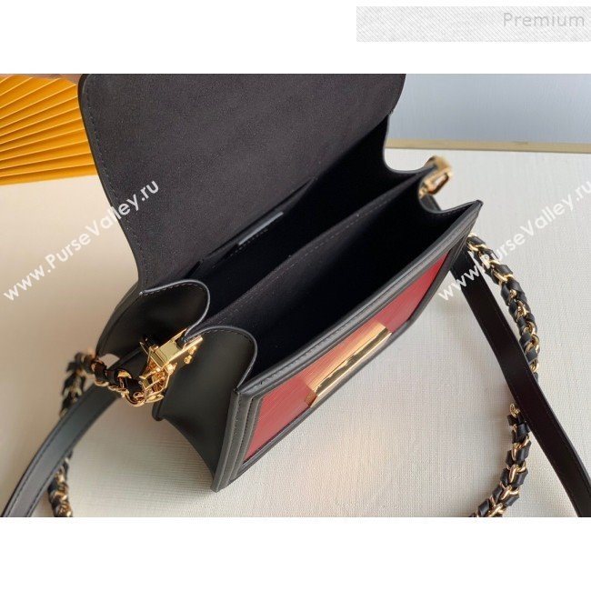 Louis Vuitton Mini Dauphine Epi Leather Shoulder Bag M90499 Burgundy 2019 (KD-9102828)