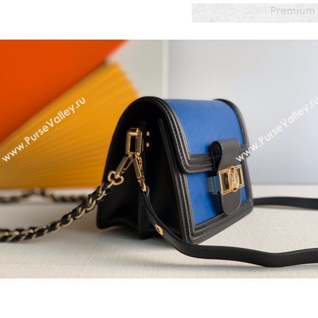 Louis Vuitton Mini Dauphine Epi Leather Shoulder Bag M90499 Blue 2019 (KD-9102829)