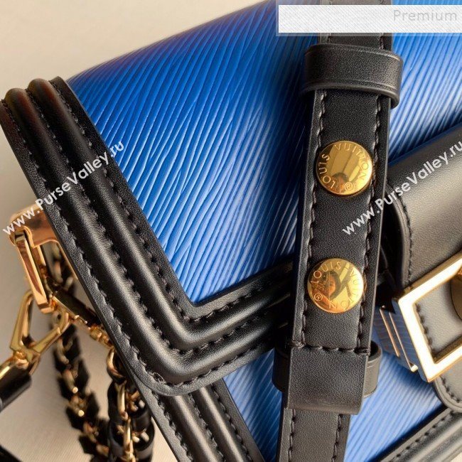 Louis Vuitton Mini Dauphine Epi Leather Shoulder Bag M90499 Blue 2019 (KD-9102829)