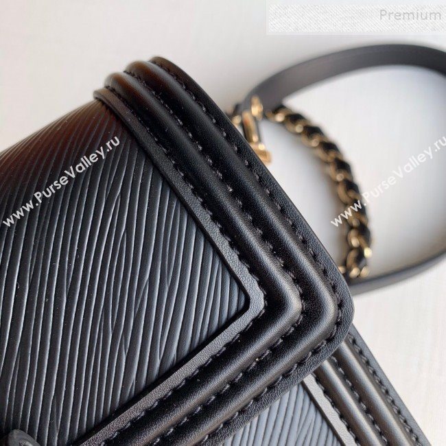 Louis Vuitton Mini Dauphine Epi Leather Shoulder Bag M90499 Black 2019 (KD-9102830)