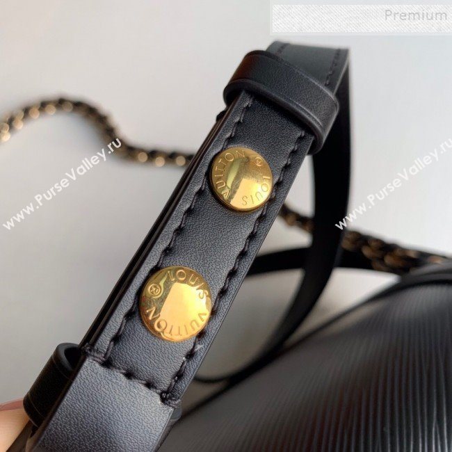 Louis Vuitton Mini Dauphine Epi Leather Shoulder Bag M90499 Black 2019 (KD-9102830)