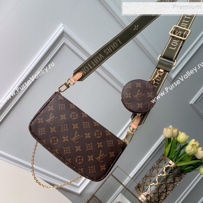 Louis Vuitton Multi-Pochette Accessoires Triple Damier Monogram Canvas Shoulder Bag M44813 05 (KD-9102832)