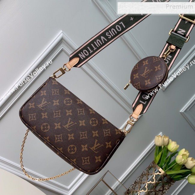 Louis Vuitton Multi-Pochette Accessoires Triple Damier Monogram Canvas Shoulder Bag M44813 06 (KD-9102833)