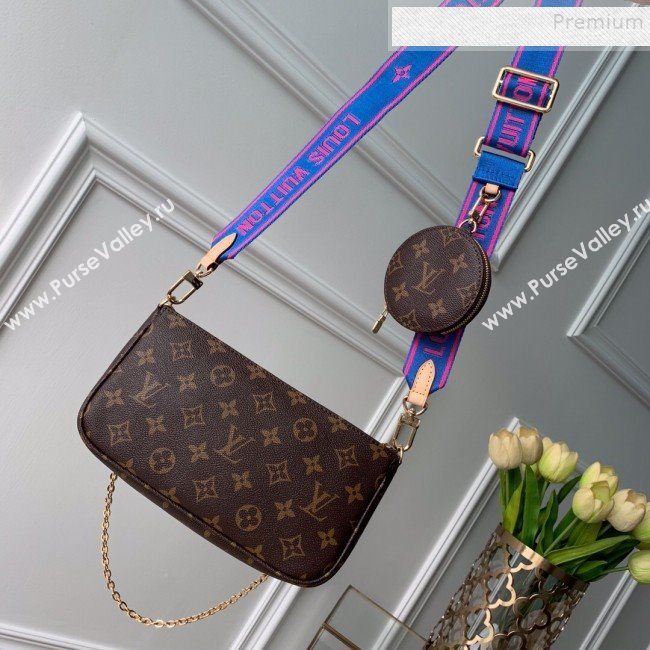 Louis Vuitton Multi-Pochette Accessoires Triple Damier Monogram Canvas Shoulder Bag M44813 07 (KD-9102834)