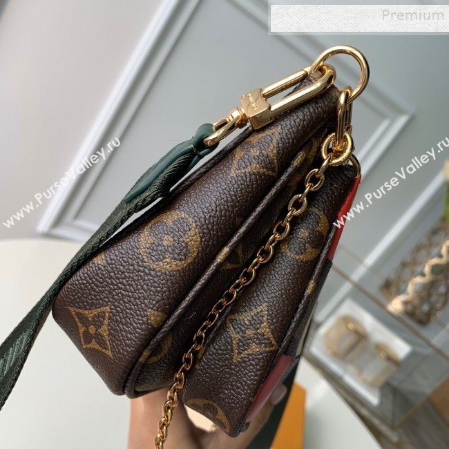 Louis Vuitton Multi-Pochette Accessoires Triple Damier Monogram Canvas Shoulder Bag M44813 08 (KD-9102835)