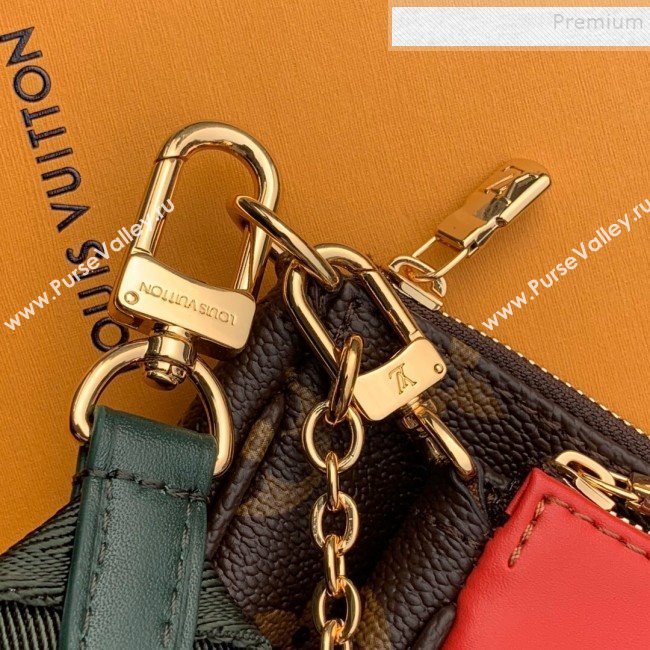 Louis Vuitton Multi-Pochette Accessoires Triple Damier Monogram Canvas Shoulder Bag M44813 08 (KD-9102835)