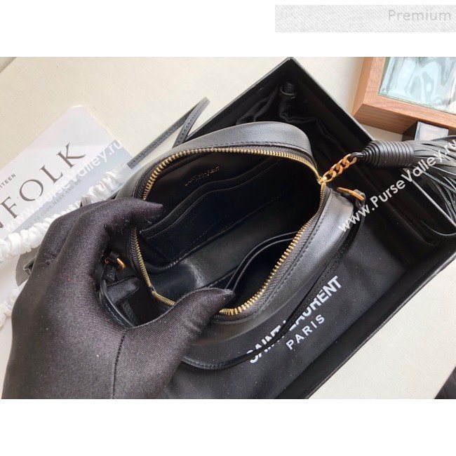 Saint Laurent Blogger Mini Camera Shoulder Bag in Monogram Leather 425317 Black/Gold 2019 (KTSD-9103101)