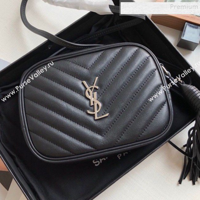 Saint Laurent Blogger Small Camera Shoulder Bag in Monogram Leather 425316 Black 2019 (KTSD-9103103)