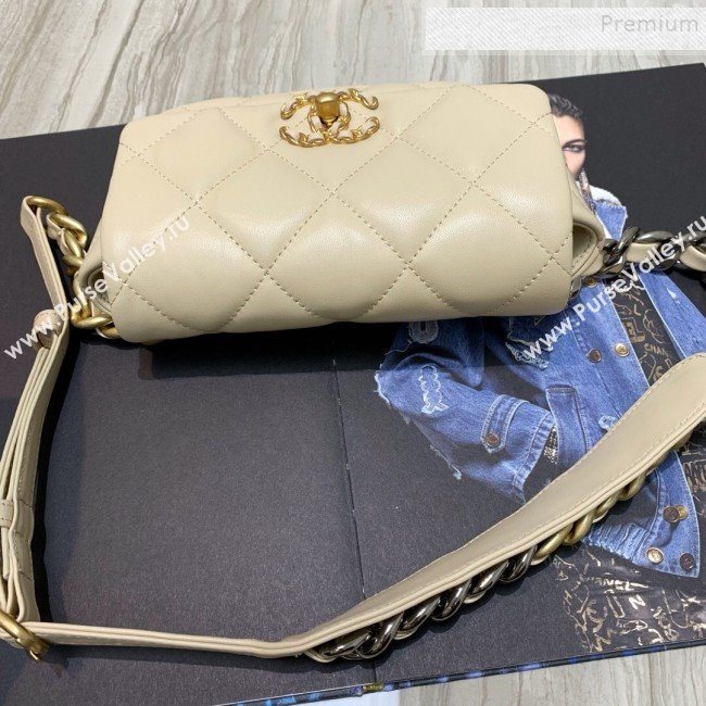Chanel Quilted Leather 19 Belt Bag/Waist Bag Nude 2019  (FM-9110435)