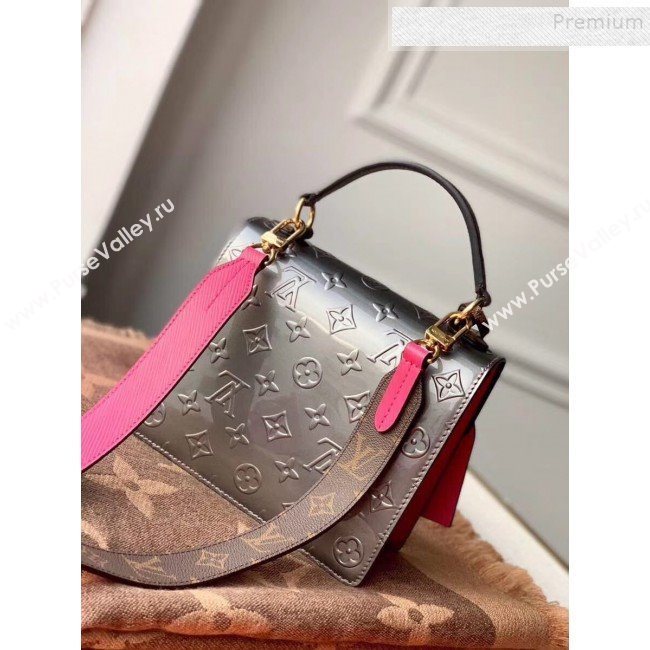 Louis Vuitton Spring Street in Monogram Vernis Leather M90502 Metallic Grey 2019 (KIKI-9110436)