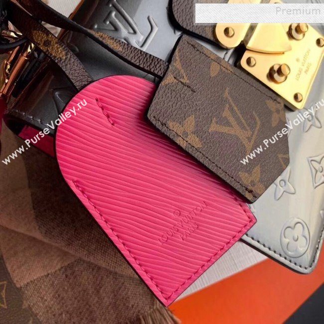 Louis Vuitton Spring Street in Monogram Vernis Leather M90502 Metallic Grey 2019 (KIKI-9110436)