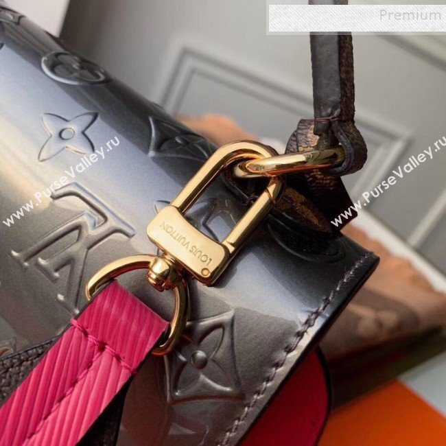 Louis Vuitton Spring Street in Monogram Vernis Leather M90502 Metallic Grey 2019 (KIKI-9110436)