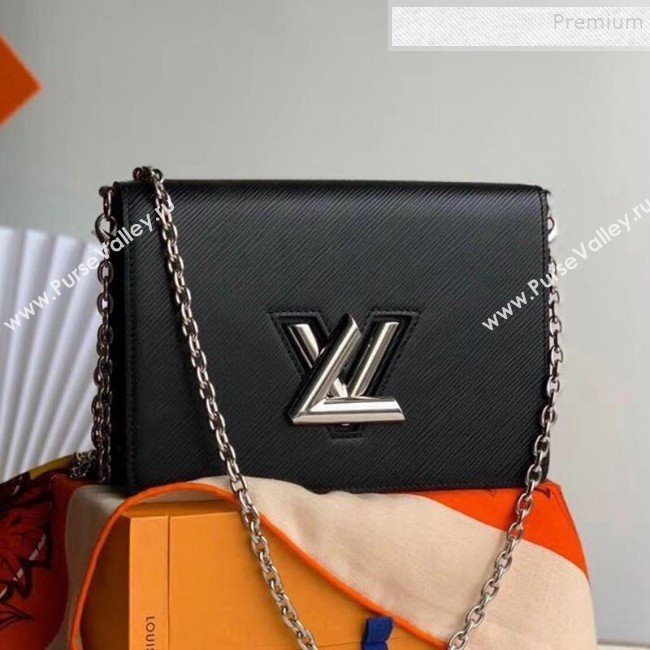 Louis Vuitton Twist Epi Leather Belt Bag/Wallet on Chain WOC M68560 Black 2019 (KIKI-9110443)