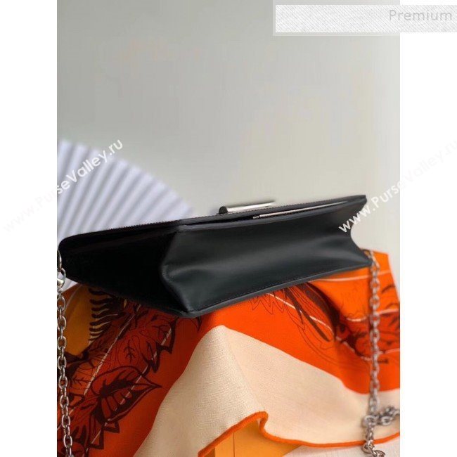 Louis Vuitton Twist Epi Leather Belt Bag/Wallet on Chain WOC M68560 Black 2019 (KIKI-9110443)