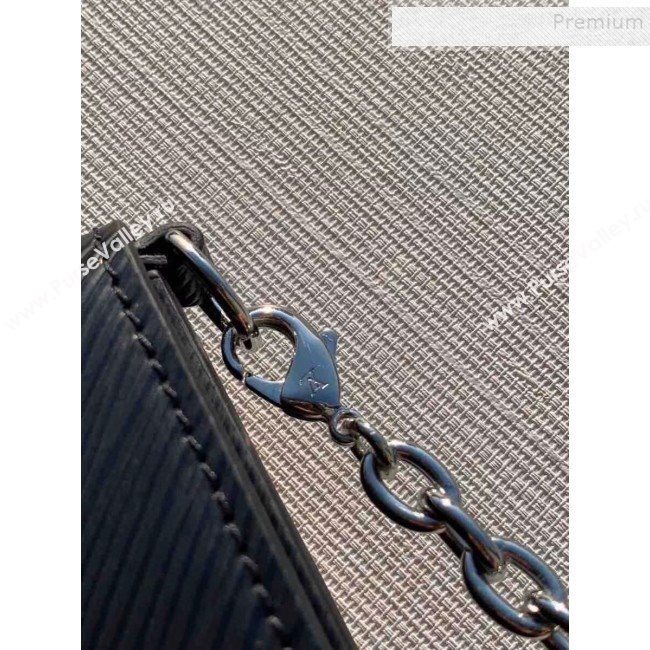 Louis Vuitton Twist Epi Leather Belt Bag/Wallet on Chain WOC M68560 Black 2019 (KIKI-9110443)