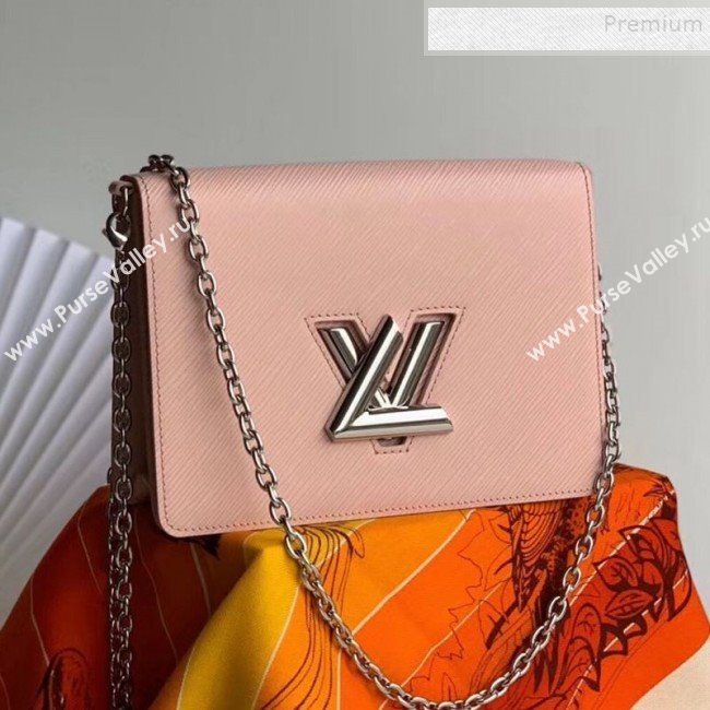 Louis Vuitton Twist Epi Leather Belt Bag/Wallet on Chain WOC M68559 Pink 2019 (KIKI-9110444)