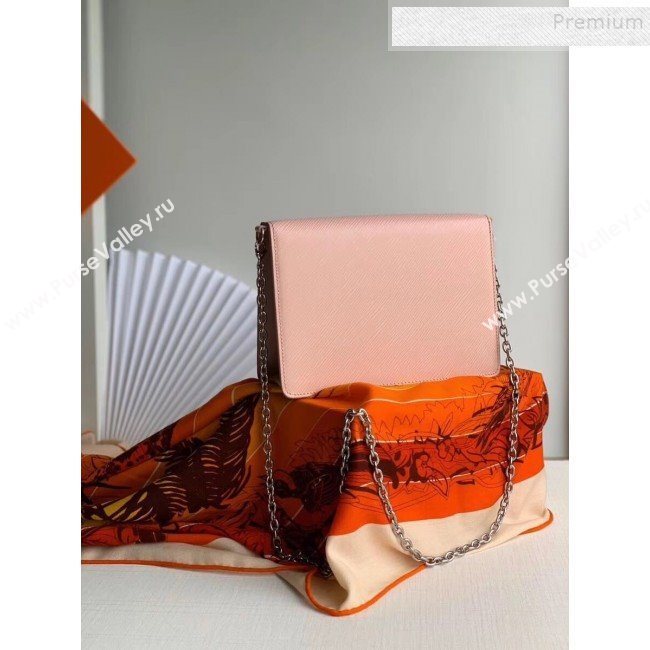 Louis Vuitton Twist Epi Leather Belt Bag/Wallet on Chain WOC M68559 Pink 2019 (KIKI-9110444)