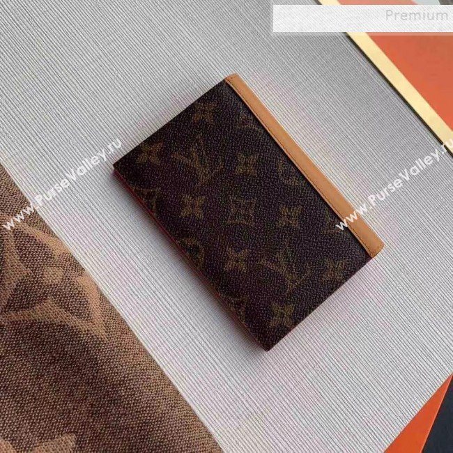 Louis Vuitton Men’s M64502 Passport Cover Monogram Canvas 2019 (KIKI-9110450)
