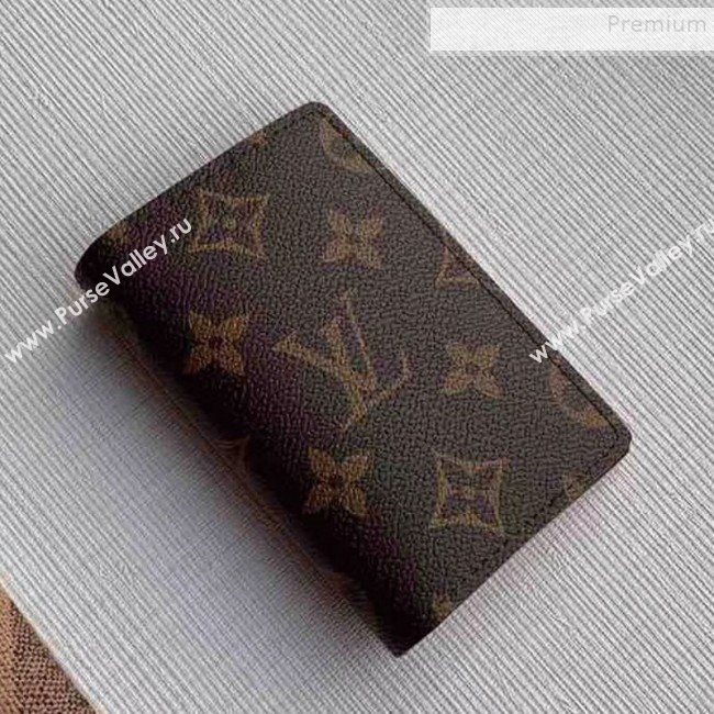 Louis Vuitton Men’s Monogram Canvas Pocket Organizer Wallet M68905 2019 (KIKI-9110452)