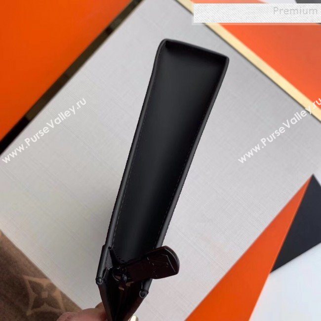 Louis Vuitton Pochette Voyage MM Logo Stripe Monogram Eclipse Pouch M61692 Green 2019 (KIKI-9110453)