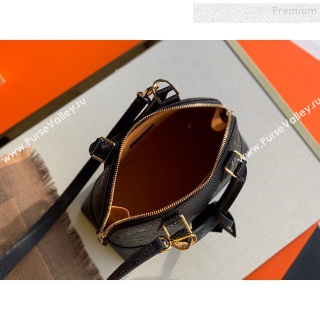 Louis Vuitton Sac Neo Alma BB Monogram Empreinte Leather Bag M44829 Black 2019 (KIKI-9110503)