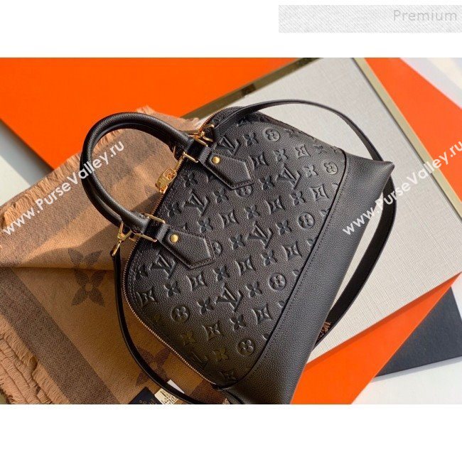 Louis Vuitton Sac Neo Alma PM Monogram Empreinte Leather Bag M44832 Black 2019 (KIKI-9110504)