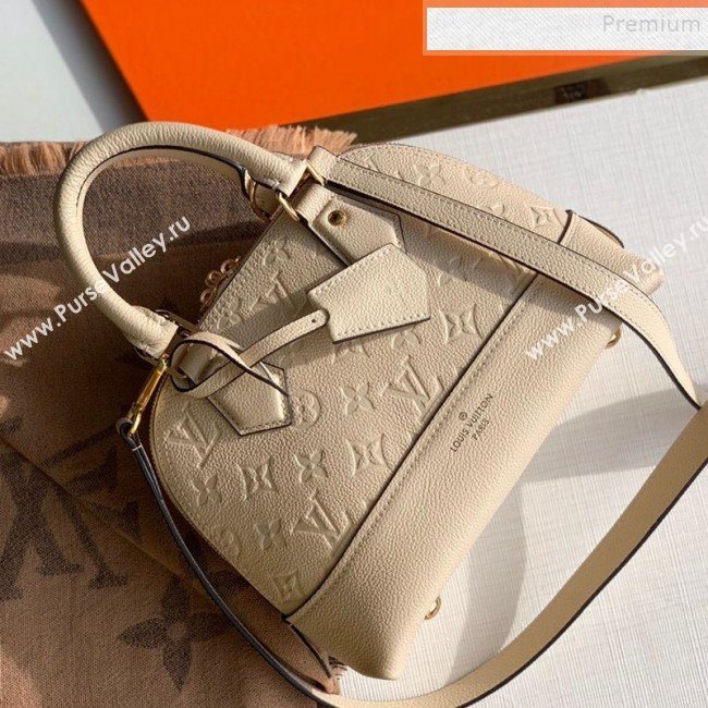 Louis Vuitton Sac Neo Alma BB Monogram Empreinte Leather Bag M44858 White 2019 (KIKI-9110505)