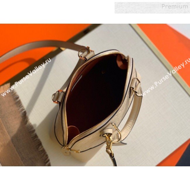 Louis Vuitton Sac Neo Alma BB Monogram Empreinte Leather Bag M44858 White 2019 (KIKI-9110505)