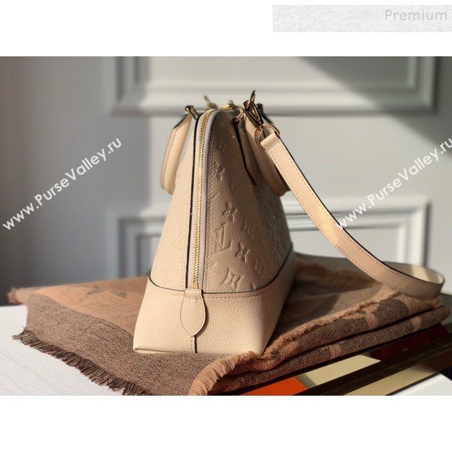 Louis Vuitton Sac Neo Alma PM Monogram Empreinte Leather Bag M44834 White 2019 (KIKI-9110506)