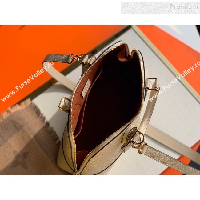 Louis Vuitton Sac Neo Alma PM Monogram Empreinte Leather Bag M44834 White 2019 (KIKI-9110506)