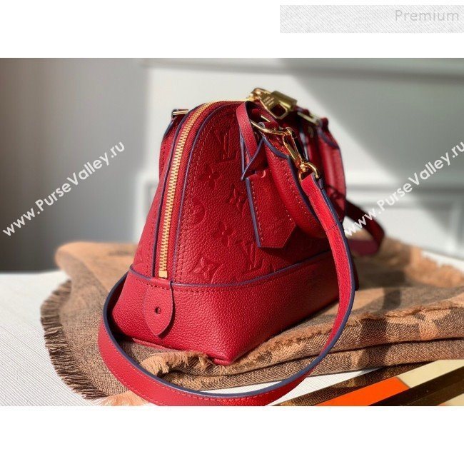 Louis Vuitton Sac Neo Alma BB Monogram Empreinte Leather Bag M44866 Red 2019 (KIKI-9110501)