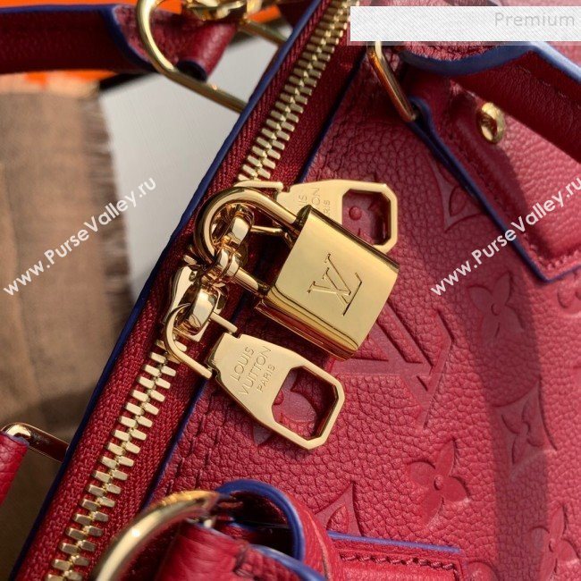 Louis Vuitton Sac Neo Alma PM Monogram Empreinte Leather Bag M44832 Red 2019 (KIKI-9110502)