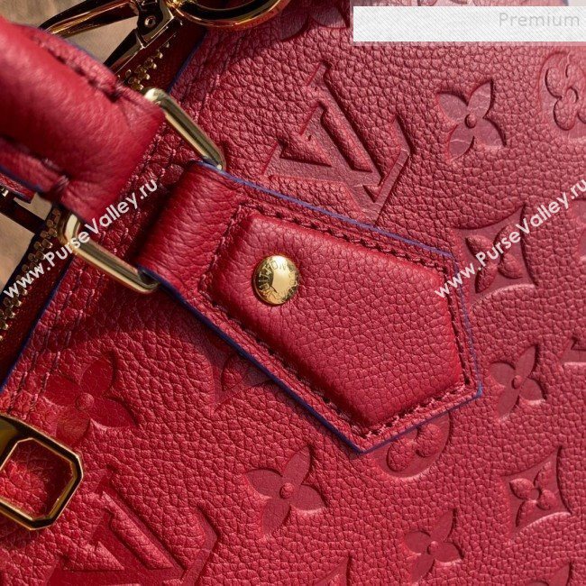 Louis Vuitton Sac Neo Alma PM Monogram Empreinte Leather Bag M44832 Red 2019 (KIKI-9110502)