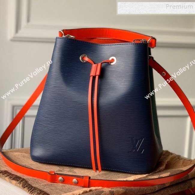 Louis Vuitton NeoNoe Epi Leather Bucket Bag M55395 Blue/Green 2019 (KIKI-9110508)