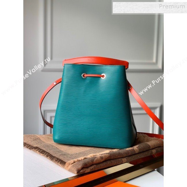 Louis Vuitton NeoNoe Epi Leather Bucket Bag M55395 Blue/Green 2019 (KIKI-9110508)