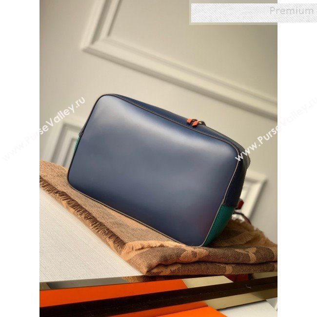 Louis Vuitton NeoNoe Epi Leather Bucket Bag M55395 Blue/Green 2019 (KIKI-9110508)