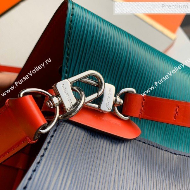 Louis Vuitton NeoNoe Epi Leather Bucket Bag M55395 Blue/Green 2019 (KIKI-9110508)