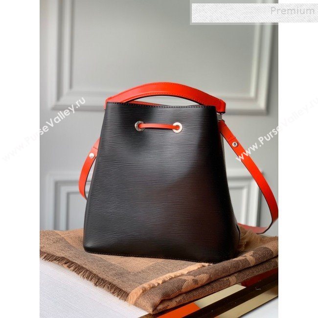 Louis Vuitton NeoNoe Epi Leather Bucket Bag M55394 White/Black 2019 (KIKI-9110507)