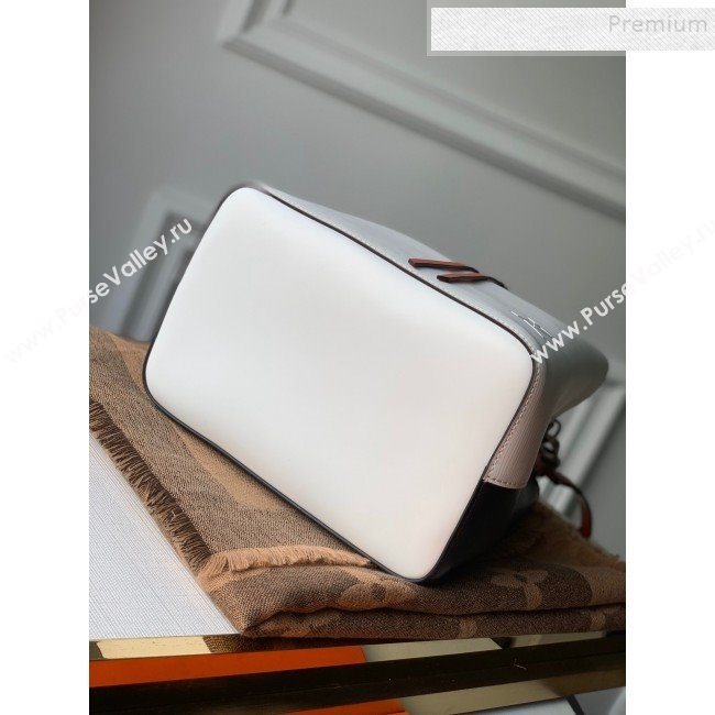 Louis Vuitton NeoNoe Epi Leather Bucket Bag M55394 White/Black 2019 (KIKI-9110507)