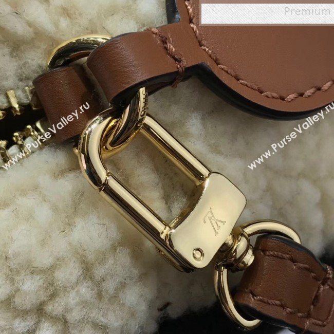 Louis Vuitton Teddy LV Fur Camera Bag M68599 Coffee 2019 (HAIT-9110513)