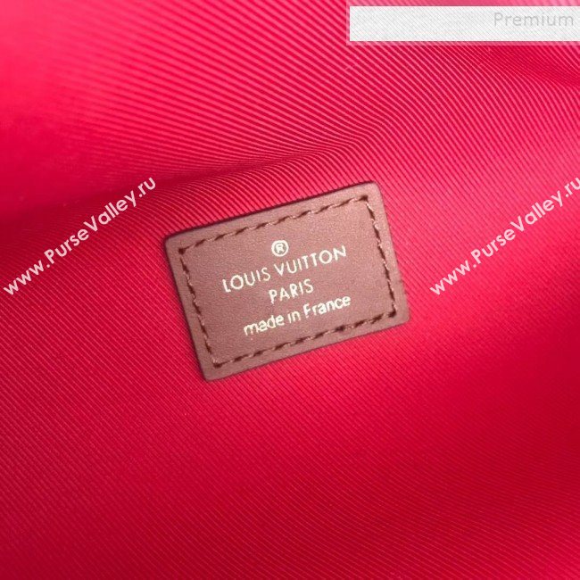 Louis Vuitton Teddy Discovery Monogram Fur Belt Bag M55425 White 2019 (HAIT-9110512)