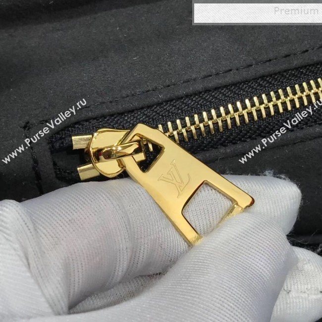 Louis Vuitton Teddy Onthego Monogram Fur Tote Bag M55420 Black 2019 (HAIT-9110509)