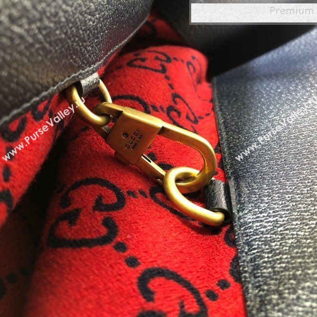 Gucci GG Wool Tote 598169 Blue 2020 (DLH-9110517)