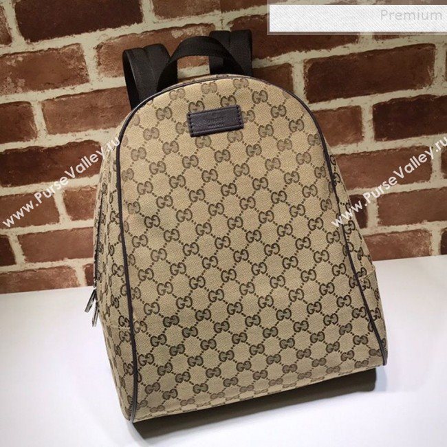 Gucci GG Canvas Backpack 449906 Coffee 2019 (DLH-9110519)