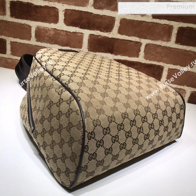 Gucci GG Canvas Backpack 449906 Coffee 2019 (DLH-9110519)